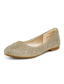 Girls Dress Shoes Slip on Party Ballerina Flats