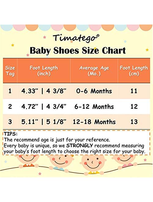 TIMATEGO Baby Girl Mary Jane Flats Shoes Non Slip Soft Sole Infant Toddler First Walker Wedding Princess Dress Crib Shoes