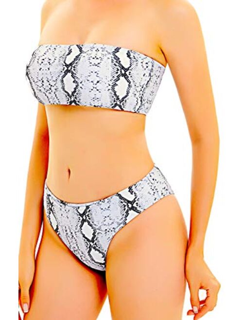 Self Pro Bikini Swimsuit for Women High Waisted Bathing Suits - Two Piece