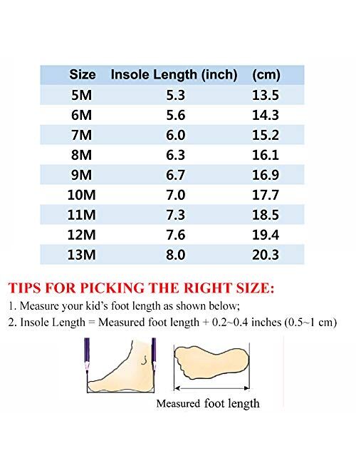 Flaryzone Toddler/Little Girls' Wedding Party Princess Ballet Mary Jane Flat Flower Dress Shoes