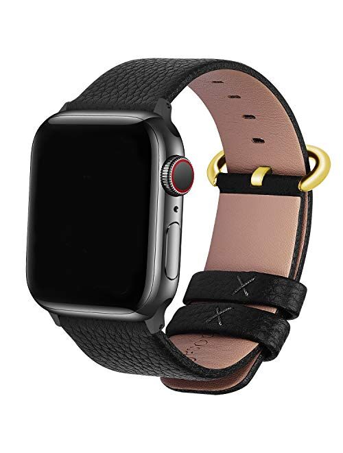Fullmosa Compatible Apple Watch Band 38mm 40mm 42mm 44mm Leather Compatible iWatch Band/Strap Compatible Apple Watch SE & Series 6 5 4 3 2 1