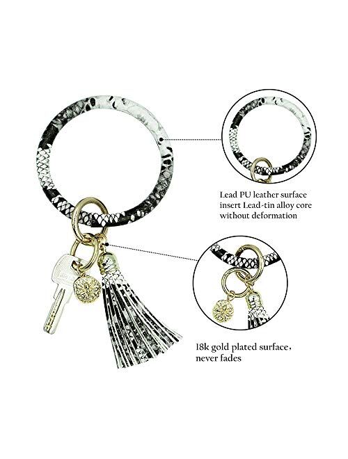 Key Bracelet for Women - Keyring Bracelets Wristlet Keychain, Great for Party, Shopping Dating and Daily Use