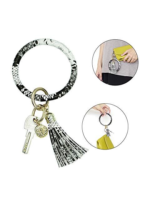 Key Bracelet for Women - Keyring Bracelets Wristlet Keychain, Great for Party, Shopping Dating and Daily Use