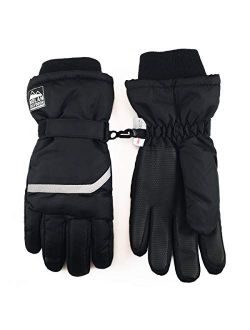 Insulated Winter Cold Weather Ski Gloves for Kids (Boys and Girls) Waterproof Windproof