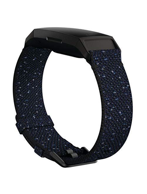Fitbit Charge 4 Accessory Band, Official Fitbit Product, Woven, Midnight, Small