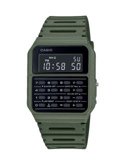 Unisex Classic Calculator Watch, Green