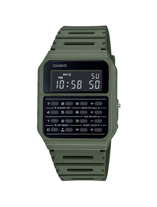 Casio Unisex Classic Calculator Watch, Green