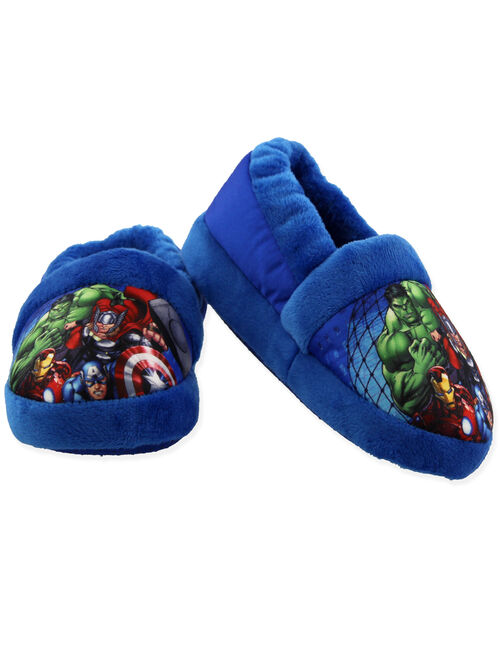 Marvel Avengers Superhero Boys Toddler Plush Aline Slippers AVF225