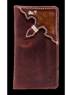 RAWHYD Western Full Grain Leather Long Bifold Rodeo Wallet For Men
