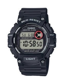 Men's Mud-Resistant Sport Watch, Black/Gray TRT110H-1AV