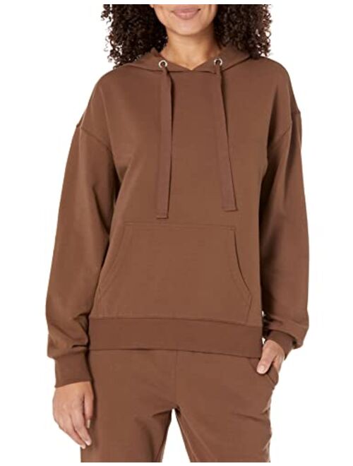 The Drop Women's Remi Loose French Terry Long Sleeve Hoodie Sweatshirt