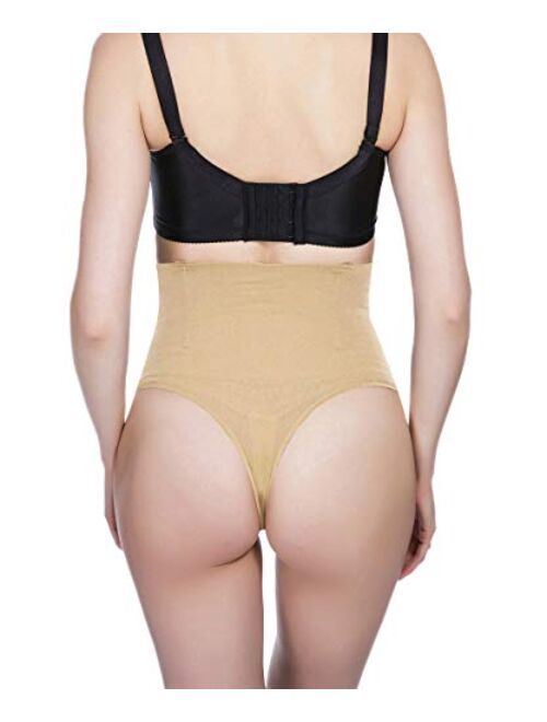 AIMILIA Butt Lifter Shapewear Sexy Thong Panties Underwear Tummy Control Womens Body Shaper Slimmer Waist Cincher Trainer