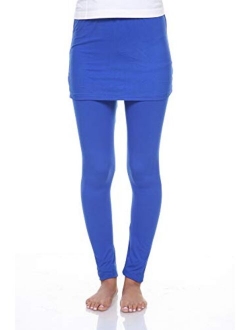 Casual Stylish Skirted Legging Pants for Women