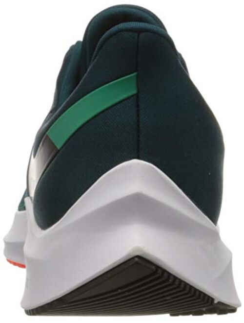 Nike Men's Zoom Winflo 6 Running Shoe, Midnight Turq Black Neptune Green