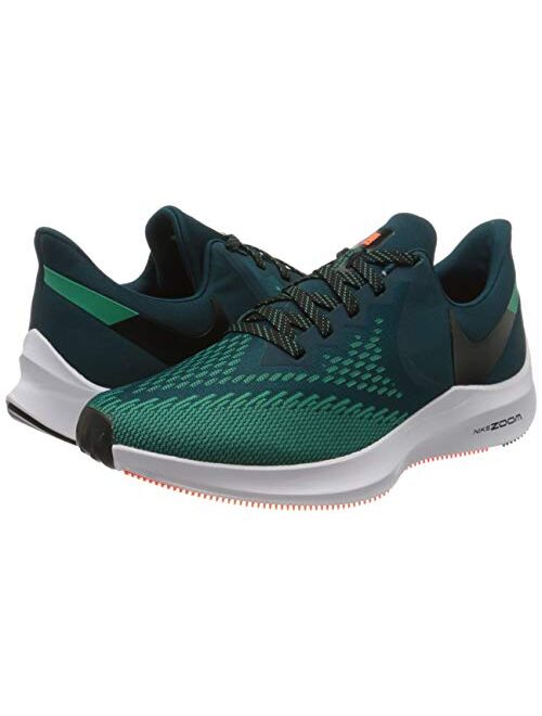 Nike Men's Zoom Winflo 6 Running Shoe, Midnight Turq Black Neptune Green