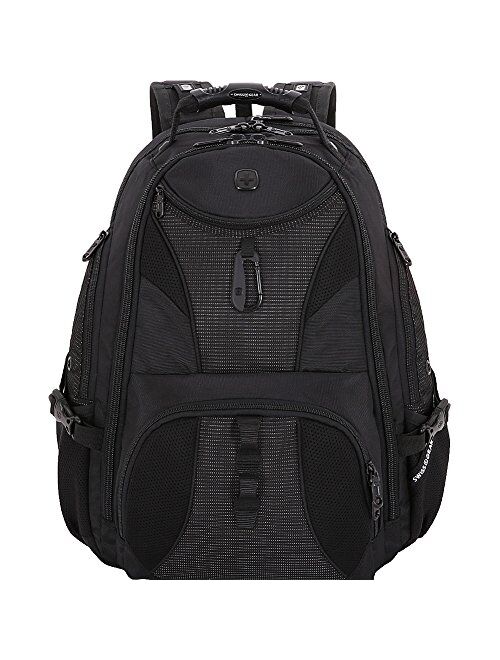 SwissGear Travel Gear 1900 Scansmart TSA Laptop Backpack Black/Black