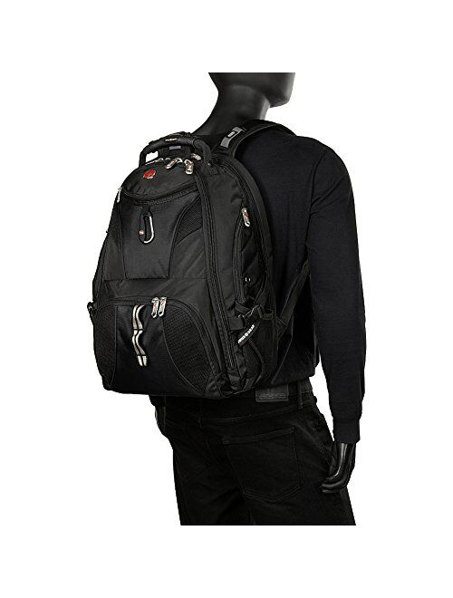 SwissGear Travel Gear 1900 Scansmart TSA Laptop Backpack Black/Black