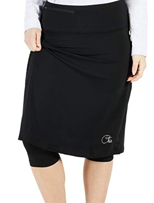 Chic Women's Tennis Skirt | Golf Skirt | Athletic Skirt w/Knee Length Leggings