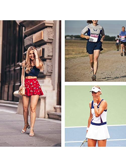 Xioker Women Tennis Skirts Lightweight,Golf Skorts Skirts Pockets&Running Skirts for Active