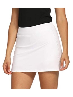 CQC Women's Active Athletic Skirt Sports Golf Tennis Running Skort with Pockets