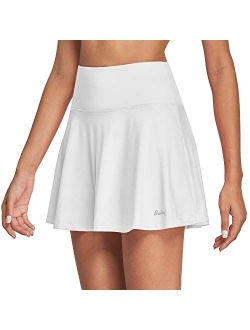 Women's High Waisted Tennis Skirt Golf Active Sport Running Skorts Skirts Ball Pockets