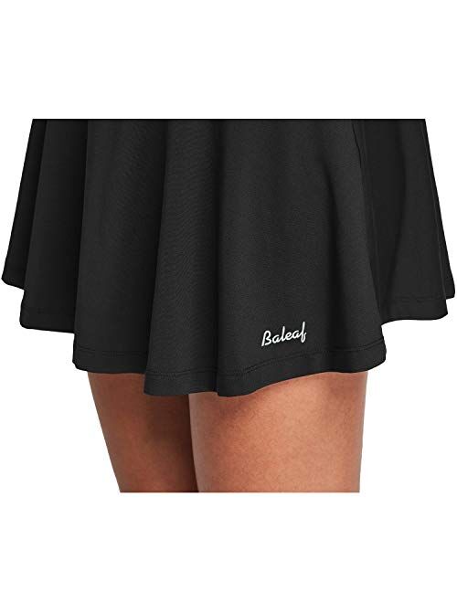 BALEAF Women's High Waisted Tennis Skirt Golf Active Sport Running Skorts Skirts Ball Pockets