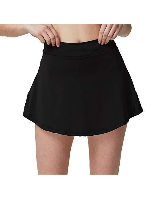 Sobrisah Women's Athletic Skort Pleated Tennis Skirts Girls Golf Skirt Running Shorts with Pocket