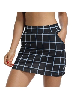 Women's Athletic Skorts Lightweight Active Skirts with Shorts Pockets Running Tennis Golf Workout Sports