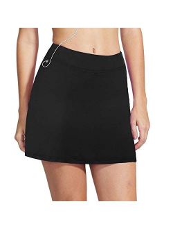 Misterjolly Women's Skort 1/2Pcs Girls Active Athletic Skirt for Running Tennis Golf Workout Sports S-XXL