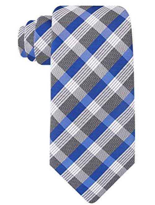 Check Stripe Ties for Men - Woven Necktie - Mens Ties Neck Tie by Scott Allan