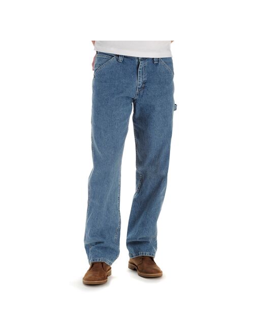 Men's Lee Solid Straight Zipper Fly Carpenter Jeans