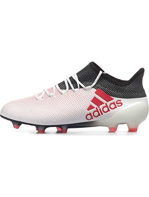 adidas Mens X 17.1 Firm Ground Soccer Sneakers Shoes Casual Cleats - White