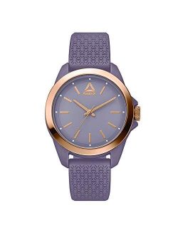 Prisma Sandy Taupe Woman Watch, 34 mm case, Sandy Taupe face, Abs case, Sandy Taupe Silicone Strap, Sandy Taupe/Rose Gold dial (RD-PRI-L2-PEIE-E3)