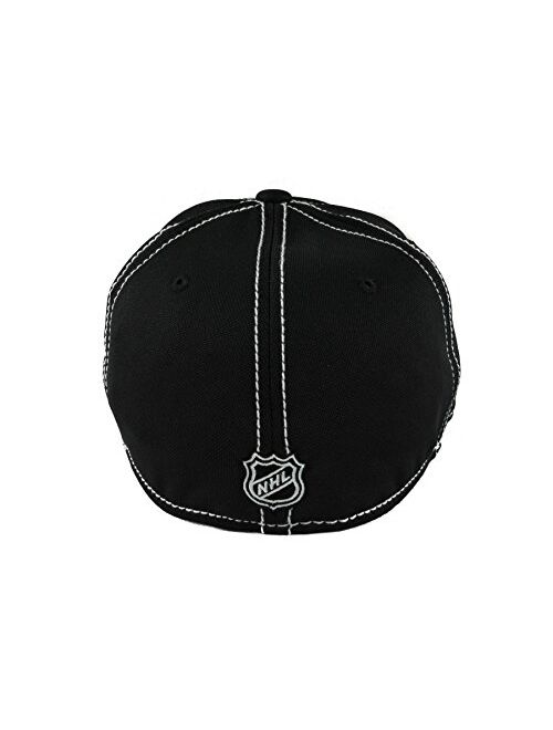 Reebok San Jose Sharks Black Draft Cap Fitted Hat (Adult S/M)
