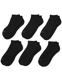 Rebook Men's Athletic Quarter Socks with Cushion Comfort (6 Pack)
