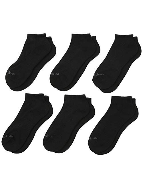 Reebok Rebook Men's Athletic Quarter Socks with Cushion Comfort (6 Pack)