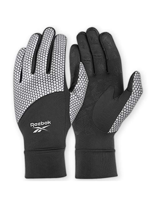 Reebok Unisex-Adult Reflective Running Gloves