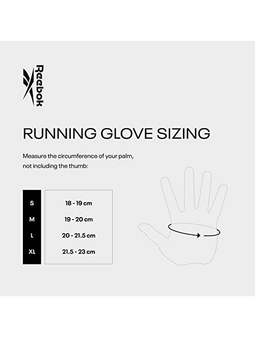 Reebok Unisex-Adult Reflective Running Gloves