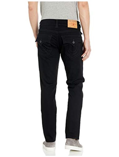 True Religion Men's Rocco Skinny Fit Jean with Back Flap Pockets
