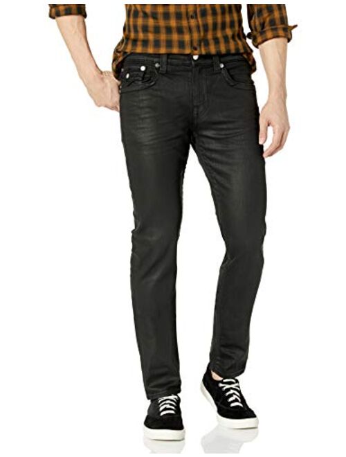 True Religion Men's Rocco Skinny Fit Jean with Back Flap Pockets