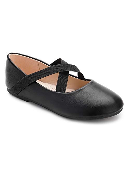 Trary Womens Casual Pointed Toe Slip on Ballet Flat Shoes