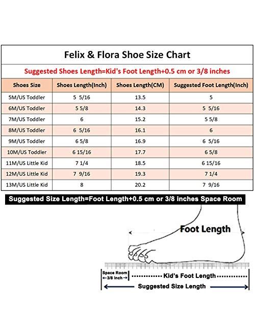 Felix & Flora Toddler Little Girl Mary Jane Dress Shoes - Ballet Flats for Girl Party School Shoes