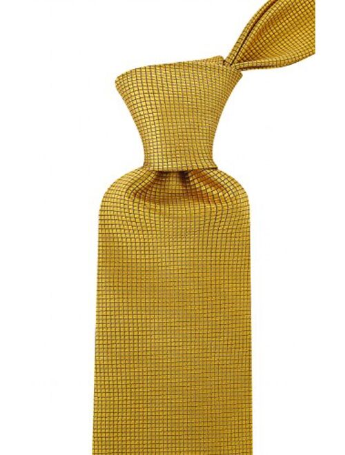 Scott Allan Micro Dot Solid Color Ties for Men - Woven Necktie - Mens Ties Neck Tie