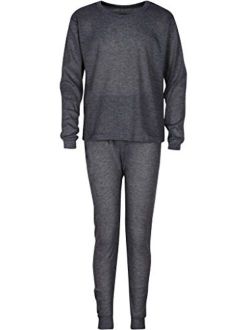 Premium Mens Thermal Underwear Set– Waffle Knit – Warm & High Moisture Wicking