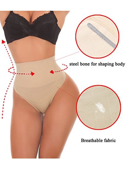 SEXYWG Women Waist Cincher Girdle Tummy Control Thong Panty Slimmer Body Shaper