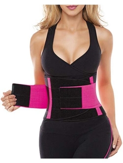 SHAPERX Women Waist Trainer Belt Waist Trimmer Slimming Body Shaper Sports Girdles Workout Belt