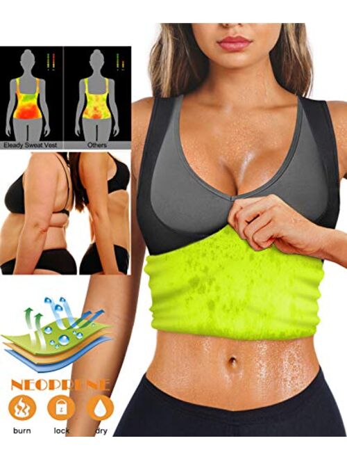 Eleady Best Neoprene Waist Trainer Corset Sweat Vest Weight Loss Body Shaper Workout Tank Tops Women