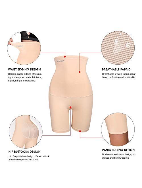 Maidenform Burvogue Shapewear for Women Tummy Control-Butt Lifter High Waisted Shaper Shorts