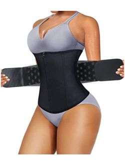 Gotoly Women Waist Trainer Corset Cincher Trimmer Belt Slimming Body Shaper Belly Weight Loss Sport Girdle