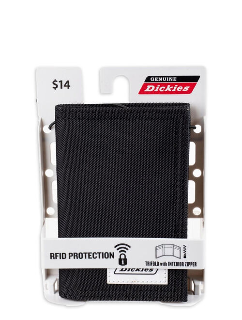 Genuine Dickies Men's RFID Fabric Trifold Wallet